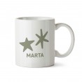 Taza plástico estrellas