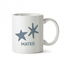 Taza plástico estrellas