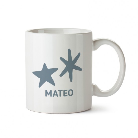 Taza plástico estrellas