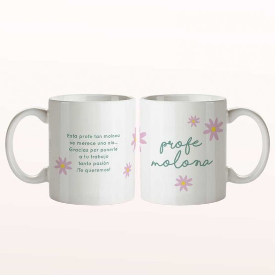 taza profe molona personalizable