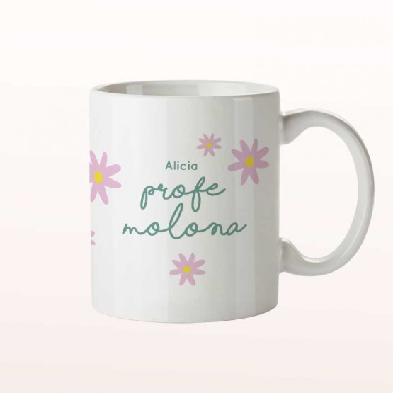 taza profe molona personalizada