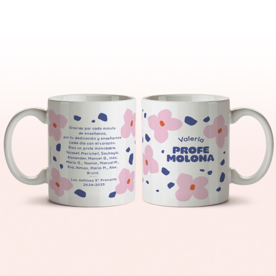 taza para profes molonas