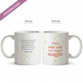 Taza profesora personalizada frase