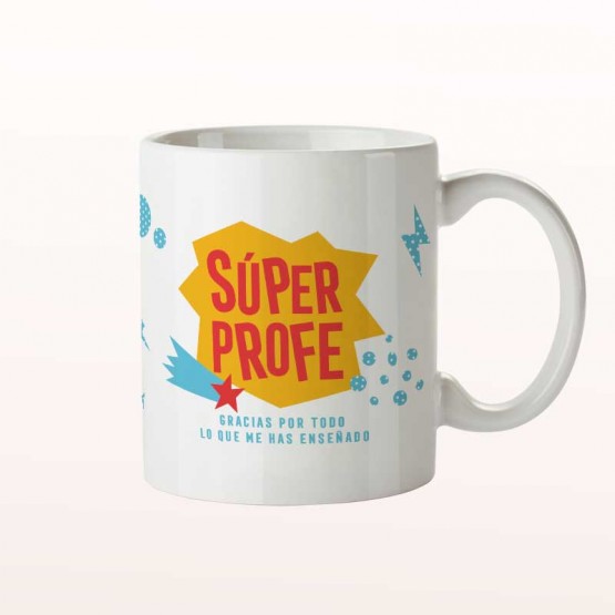 taza regalo superprofe