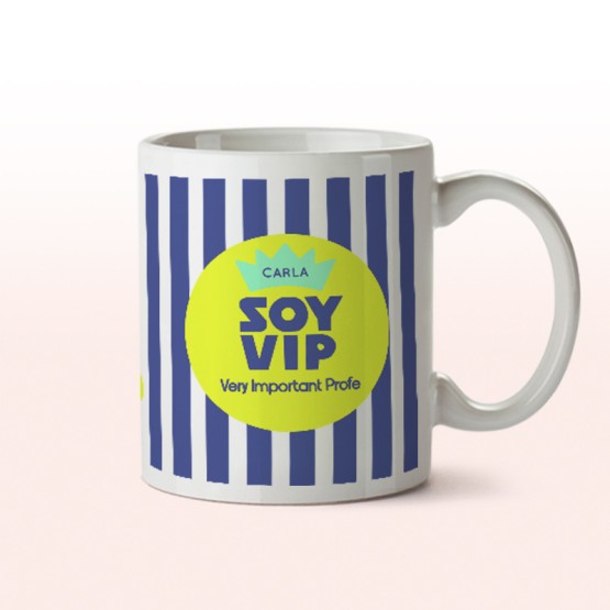 taza regalo profesor vip
