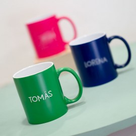 Tazas colores personalizadas