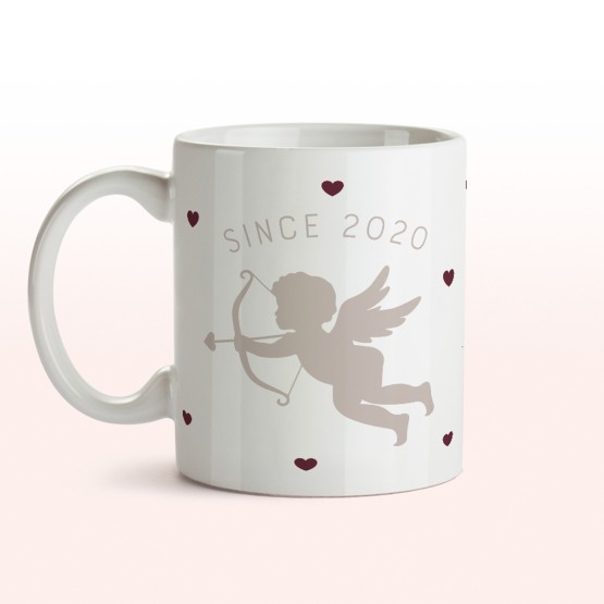 taza cupido san valentin