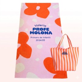 toalla y bolso profe molona