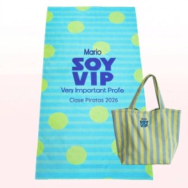 Bolso y toalla para profes