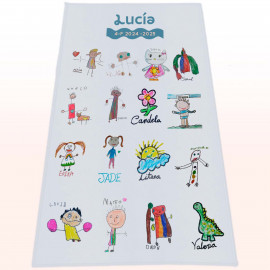 toalla dibujos