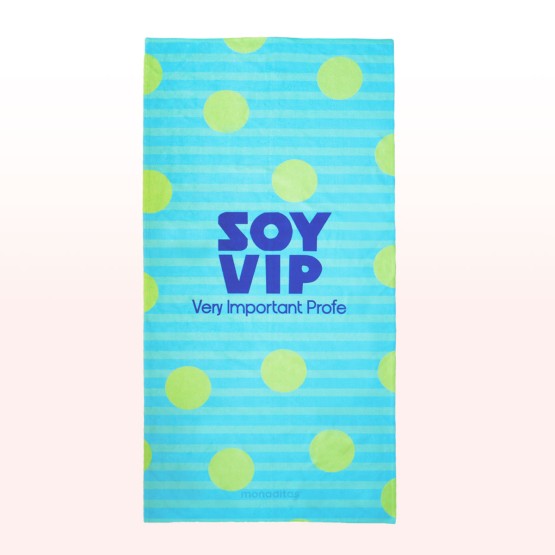 Toalla SOY VIP Very Important Profe