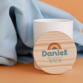 vela bautizo personalizada 