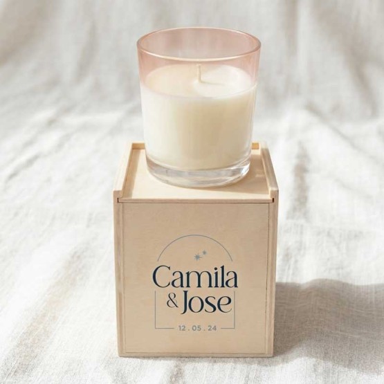 vela personalizada boda