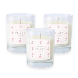 velas personalizadas comuni&oacute;n cristal