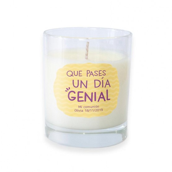 Velas con mensaje