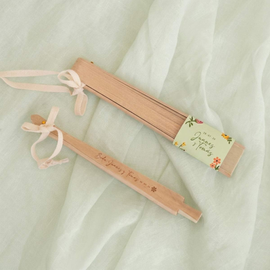 abanicos bodas primavera