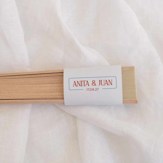 abanicos bodas minimal