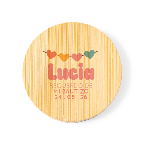 abridor bautizo guirnalda corazon