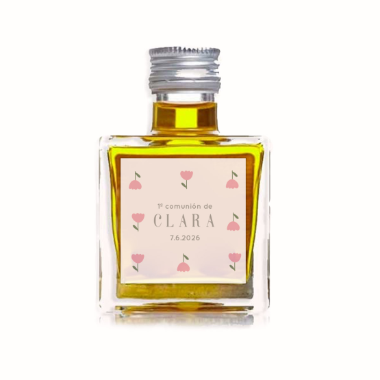 Aceite personalizado flores
