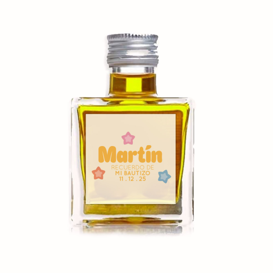aceite personalizado estrellitas