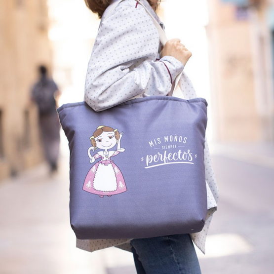 Bolso moños fallera peluquería