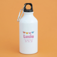 botella personalizada corazones