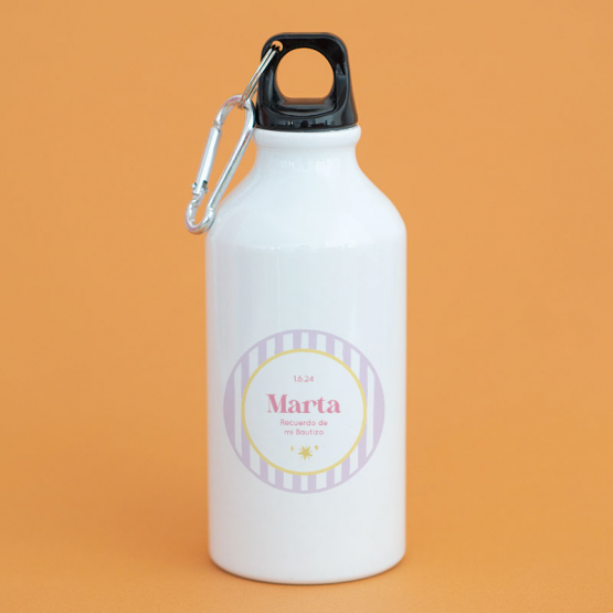 Botella personalizada rayas