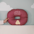 cojín para dormir con moños