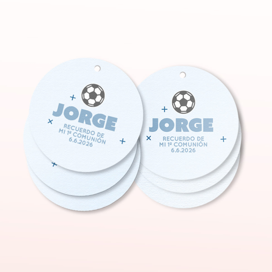 etiquetas comunion futbol