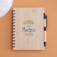 Libreta personalizada arcoiris