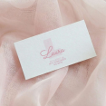 pulsera comunion inicial rosa