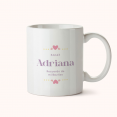 Taza personalizada 3 corazones