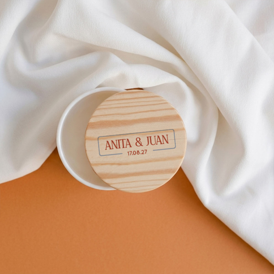 vela boda minimal