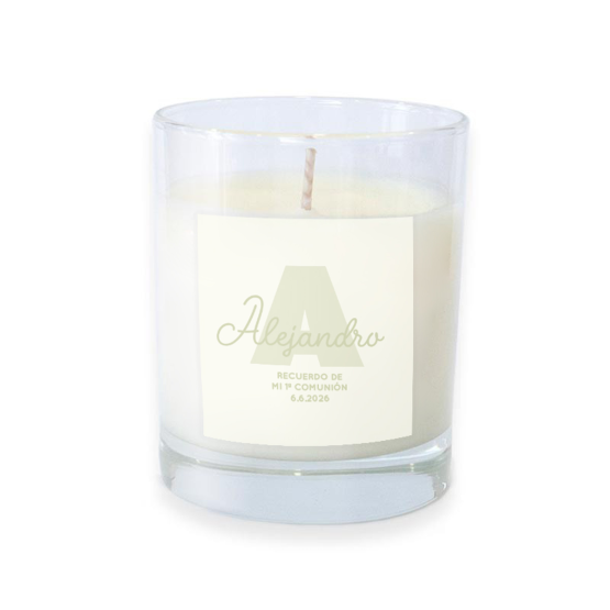 vela cristal inicial verde