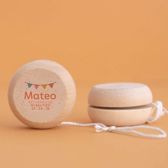 yoyo personalizado banderines